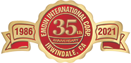 an image of a thirty-fifth-year anniversary seal from 1986 to 2021